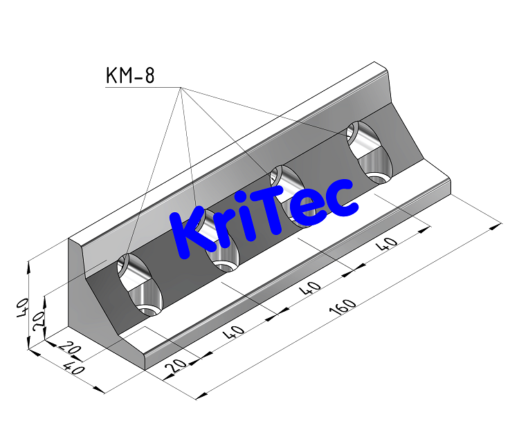 KriTec Winkel 8 40x40x160