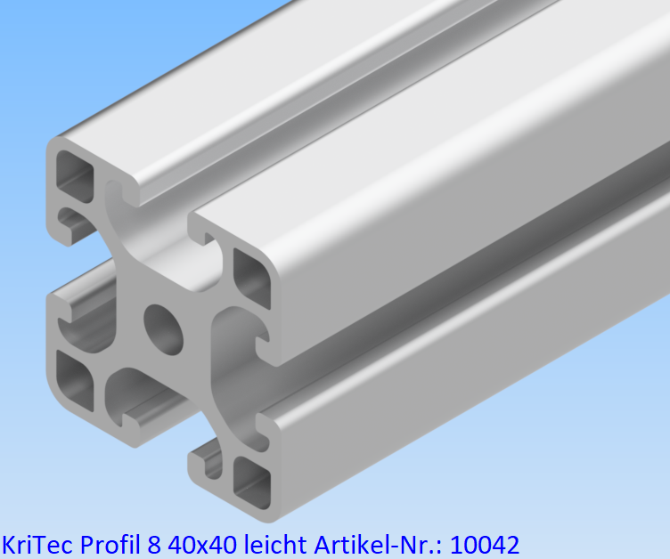 KriTec Profil 8 40x40 leicht