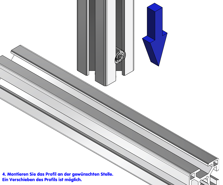 KriTec Schnellspannverbinder 0° 8 Raster 30