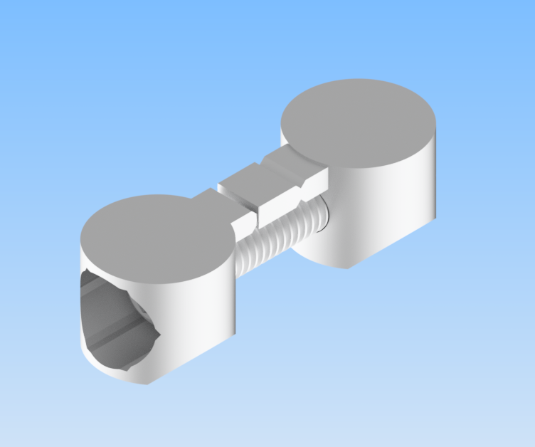 KriTec Universal-Stoßverbindungssatz 6Material: St / VA rostfrei