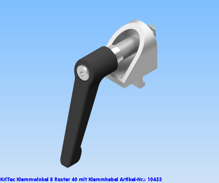 KriTec Klemmwinkel 8 Raster 40 mit Klemmhebel