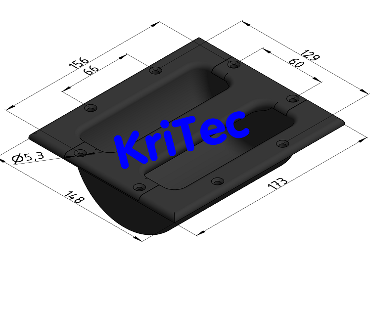 KriTec Griffmulde PA/St 173x150