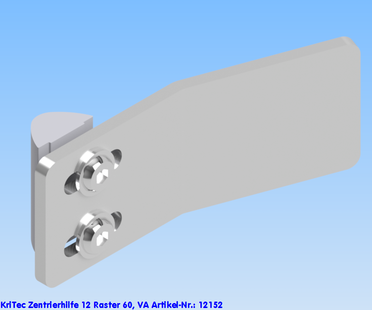 KriTec Zentrierhilfe 12 Raster 60, VA