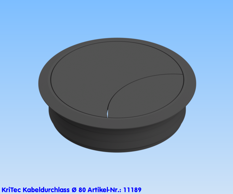 KriTec Kabeldurchlass Ø80