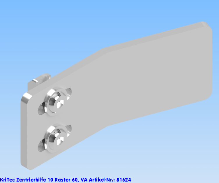 KriTec Zentrierhilfe 10 Raster 60, VA