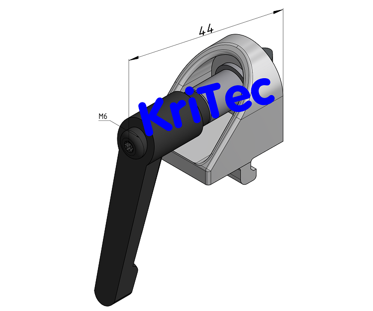 KriTec Klemmwinkel 6 Raster 30 mit Klemmhebel