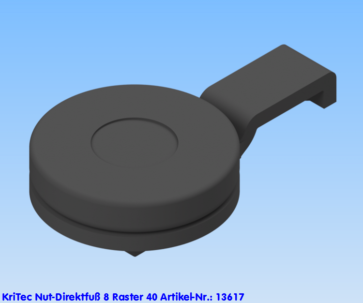 KriTec Nut-Direktfuß 8 Raster 40