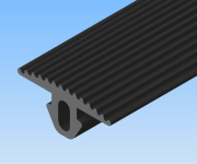 KriTec Abdeckprofil 8 Raster 40, 32x4 NBR schwarz