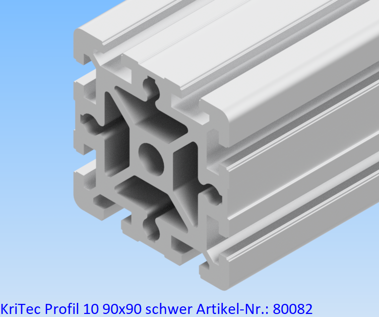 KriTec Profil 10 90x90 schwer