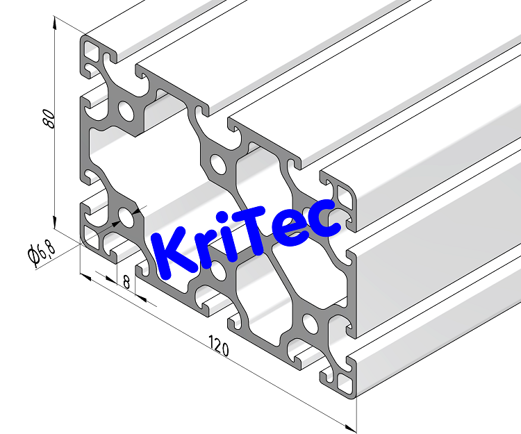 KriTec Profil 8 120x80 leicht