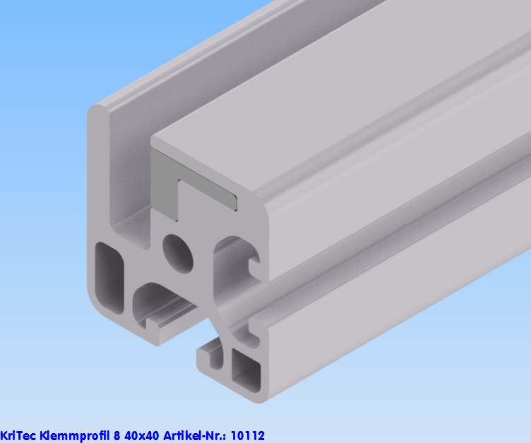 KriTec Klemmprofil 8 40x40