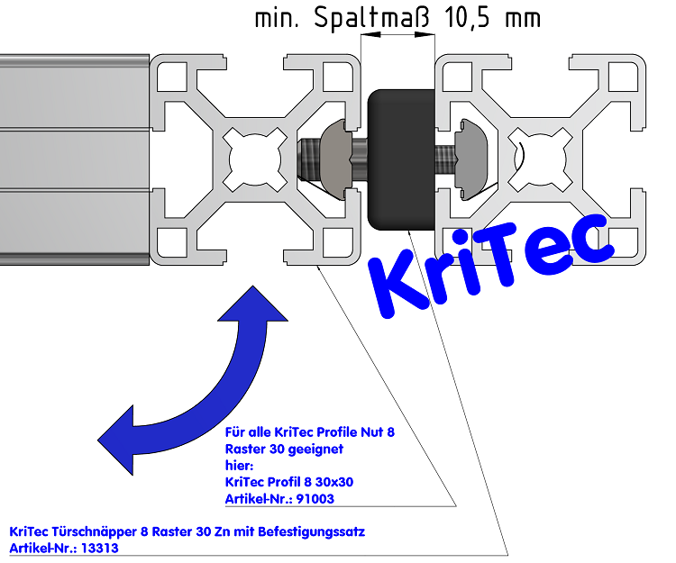 KriTec Profil 8 30x30