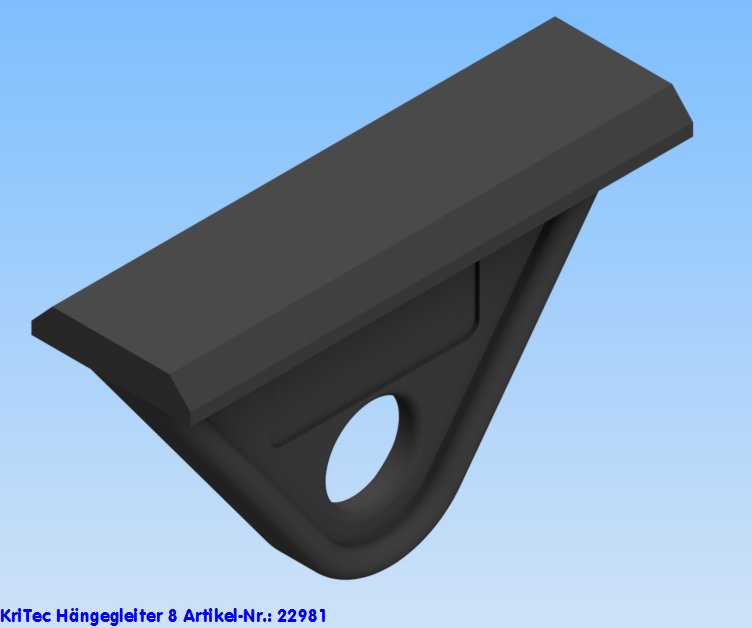 KriTec Hängegleiter 8 Raster 40