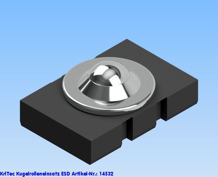 KriTec Kugelrolleneinsatz ESD D30
