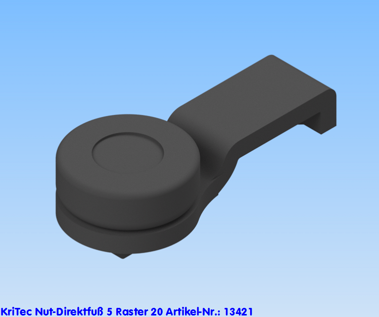 KriTec Nut-Direktfuß 5 Raster 20