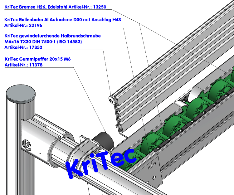 KriTec gewindefurchende Halbrundschrauben TX