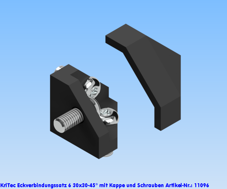 KriTec Eckverbindungssatz 6 30x30-45°
