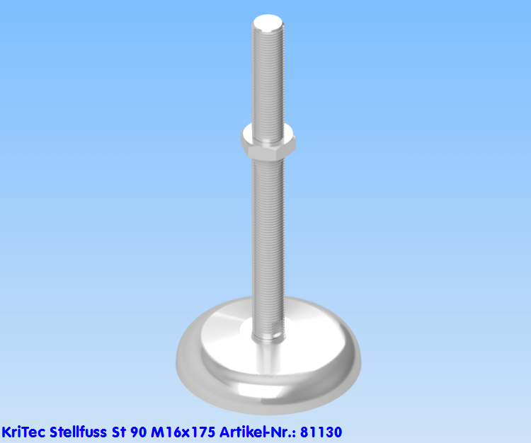 KriTec Stellfuß St 90 M16x175