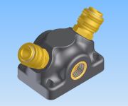 KriTec Druckluftanschlussdose 2x Entlüftungskupplung NW 7,2