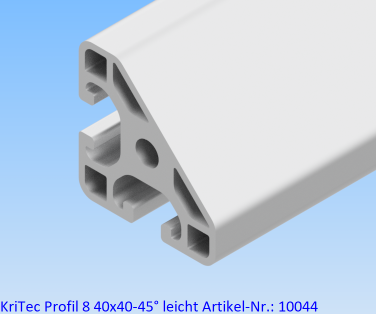 KriTec Profil 8 40x40-45° leicht