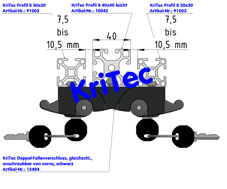 KriTec Profil 8 30x30