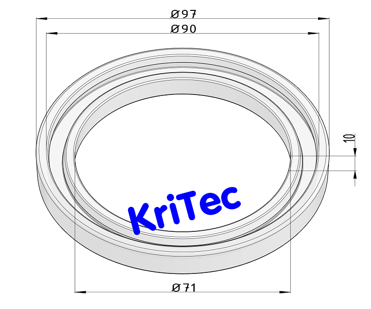 KriTec Dämpfungsring D90
