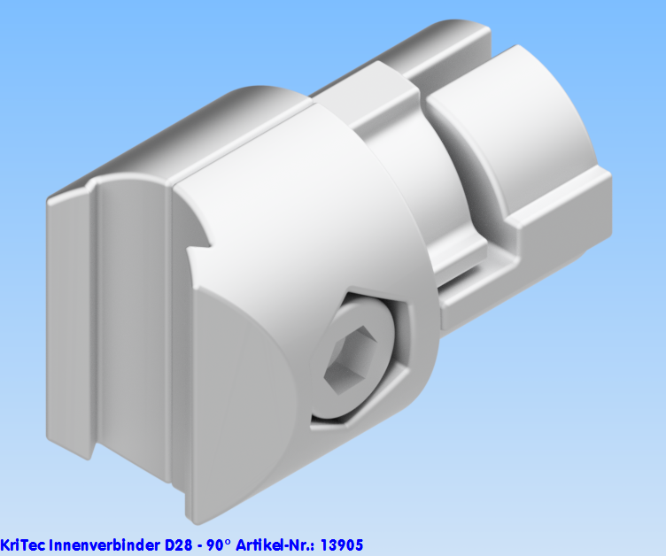 KriTec Innenverbinder D28 - 90°