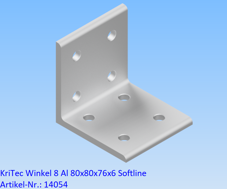 KriTec Winkel 8 Al 80x80x76x6 Softline