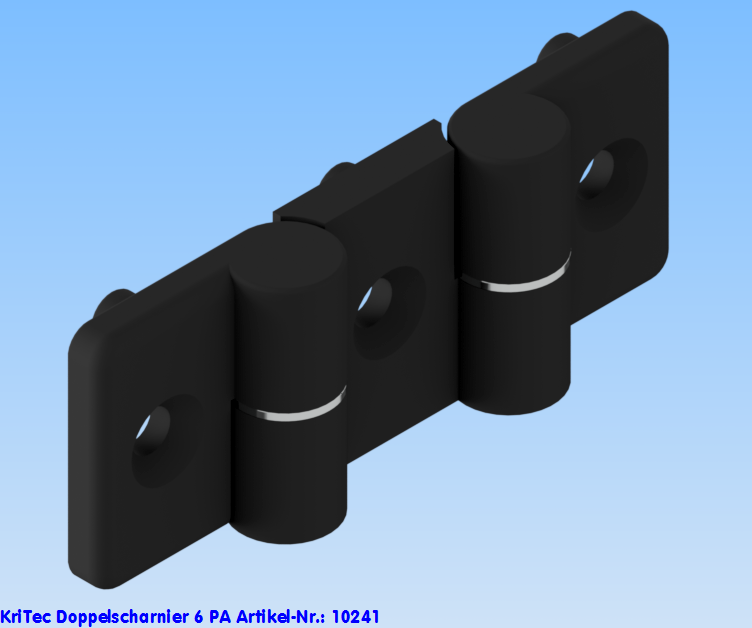 KriTec Doppelscharnier 6 Raster 30 PA