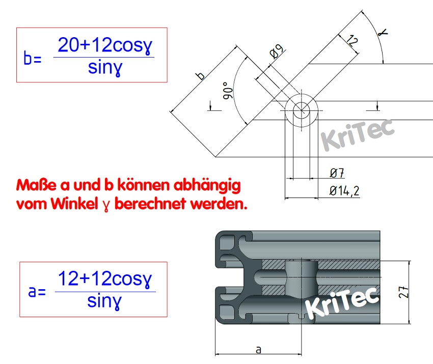 KriTec Gehrungs-Verbindungssatz 8