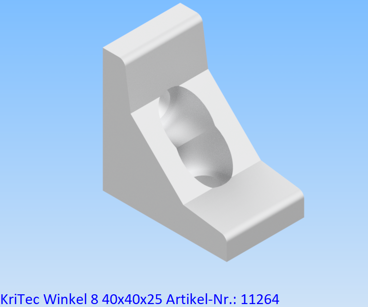 KriTec Winkel 8 40x40x25
