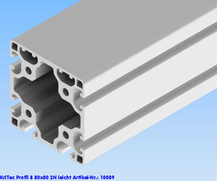 KriTec Profil 8 80x80 2N leicht