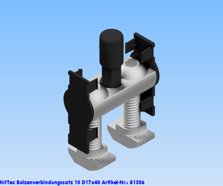KriTec Bolzenverbindungssatz 10 D17x40