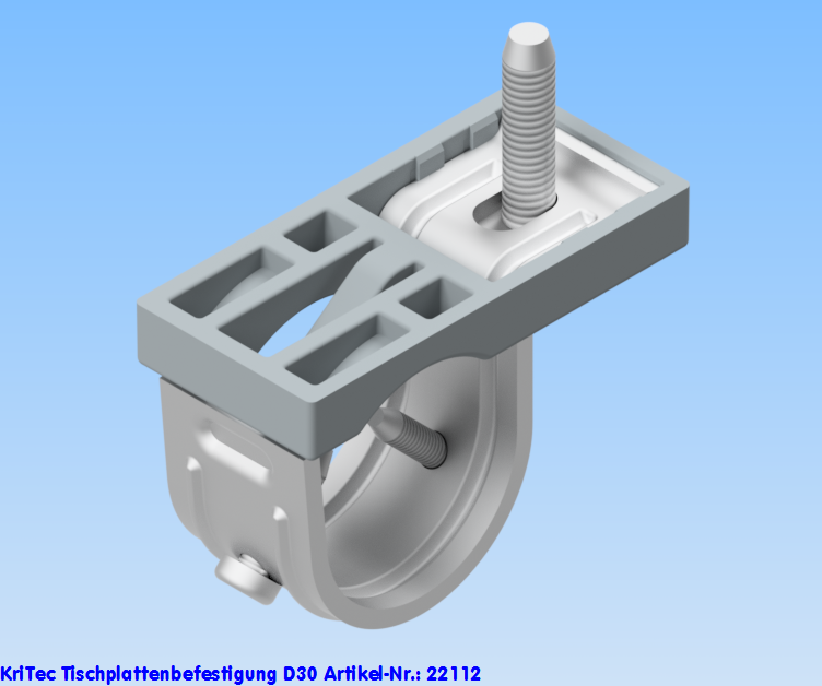KriTec Tischplattenbefestigung D30