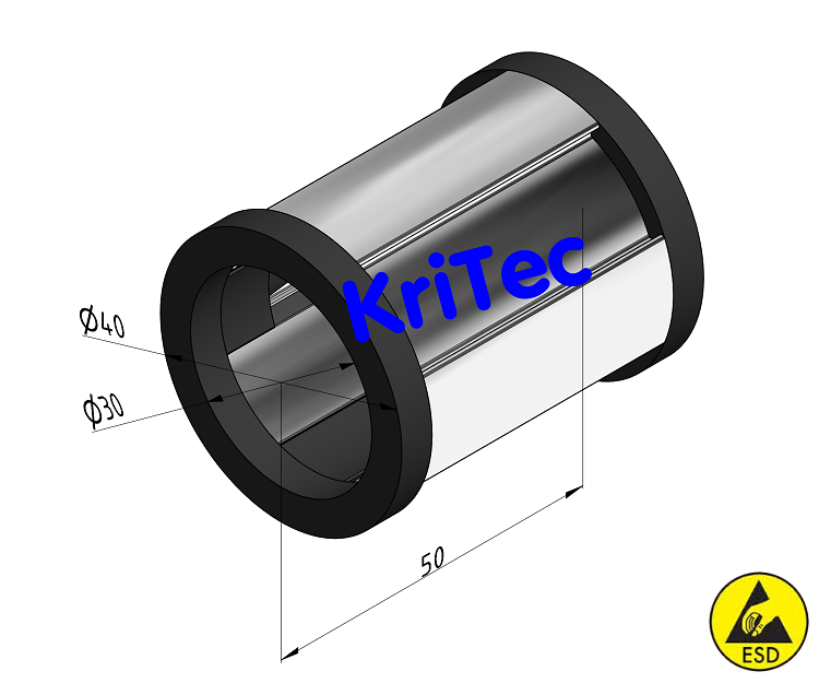 KriTec Gleitlager D40/D30-50 ESD