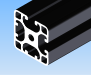 KriTec Profil 8 40x40 2N 90° leicht schwarz