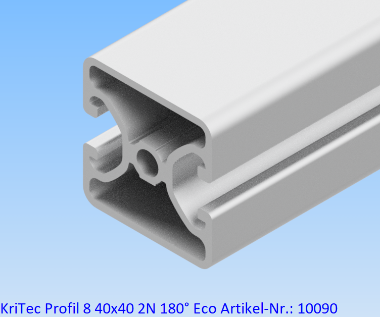KriTec Profil 8 40x40 2N 180° Eco
