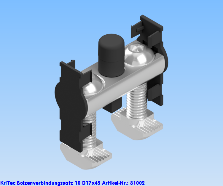 KriTec Bolzenverbindungssatz 10 D17x45