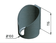 KriTec Becherhalter Boden offen