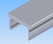 KriTec Abdeckprofil 10 Al eloxiert