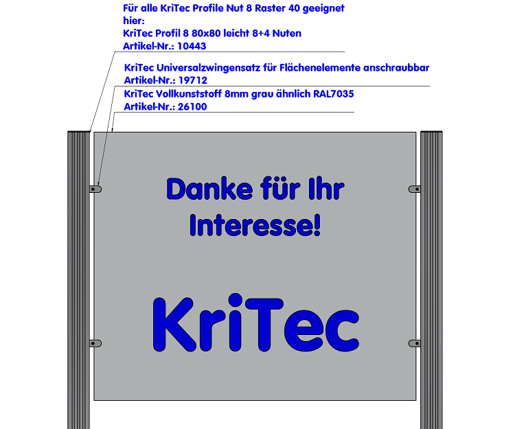 KriTec Vollkunststoff