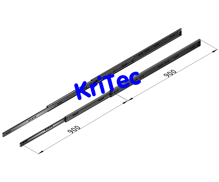 KriTec Schwerlastauszug TS 1605319-900mm