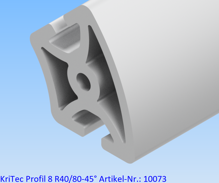 KriTec Profil 8 R40/80-45°