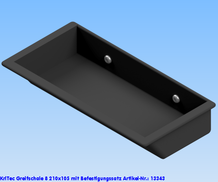 KriTec Greifschale 8 210x105