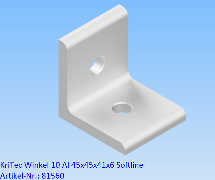 KriTec Winkel 10 Al 45x45x41x6 Softline