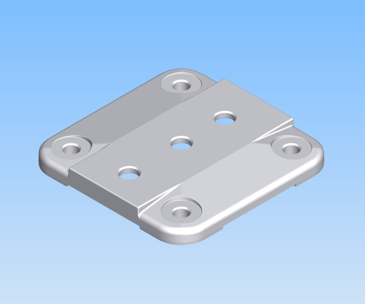 KriTec Bodenplatte 10 135x135