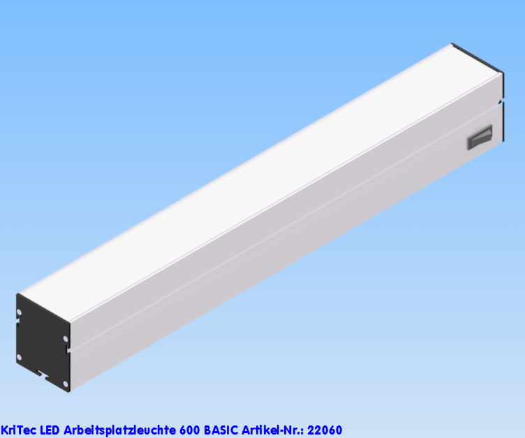 KriTec LED Arbeitsplatzleuchte 600 BASIC