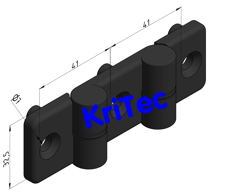 KriTec Doppelscharnier 8 PA