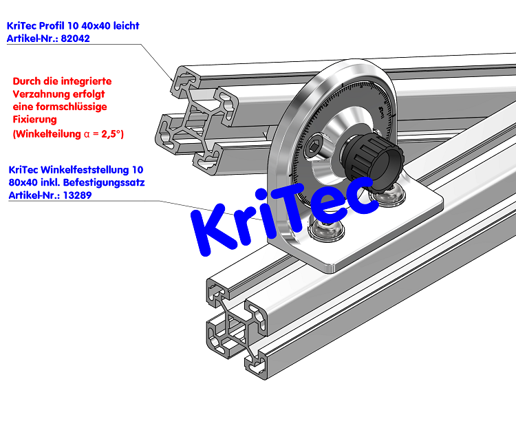 KriTec Profil 10 40x40 leicht