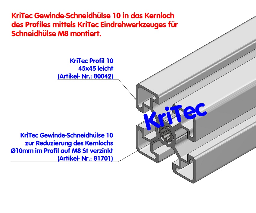 KriTec Eindrehwerkzeug